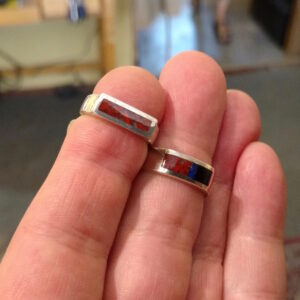Gemstone Inlay rings