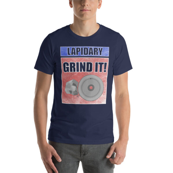Lapidary grind it graphic t-shirt